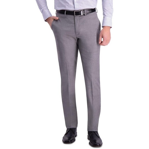 Haggar Other - J.M. Haggar Men's Classic Fit Flat Front Dress Pant 32W 32L B570 gray New